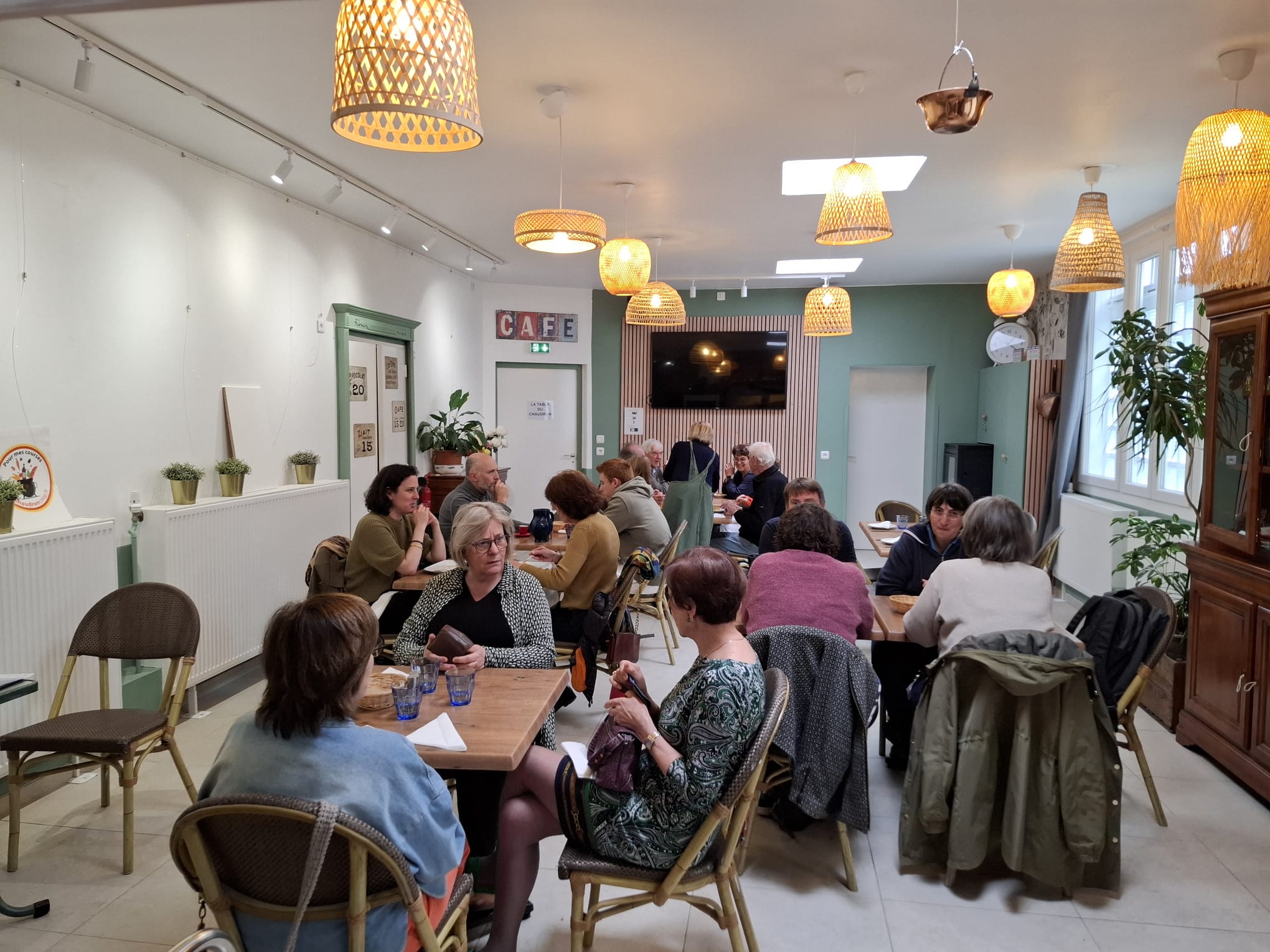 La salle pendant le service