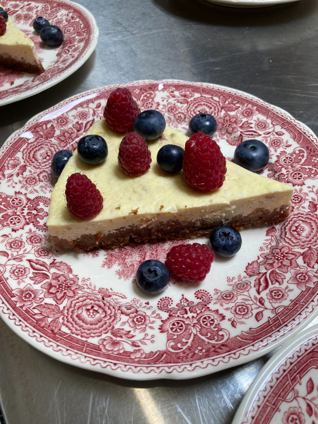 Cheesecake aux fruits rouges